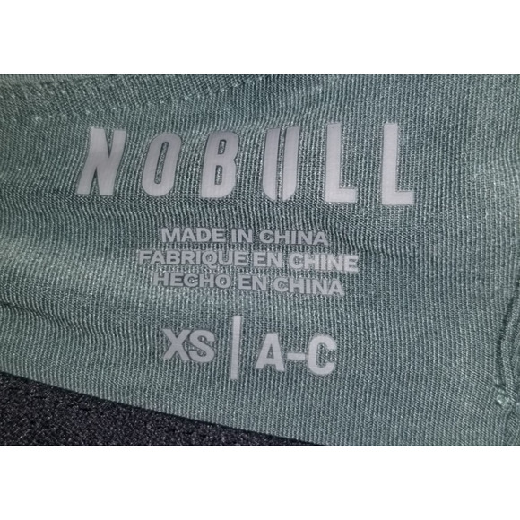 NWT Womens Sports Bra-NOBULL-'Balsam' green 'V-Back' pullover wireless-XS (A-C) - Picture 5 of 5